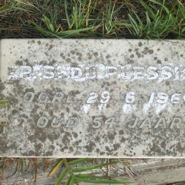 PLESSIS P.S., du -1960
