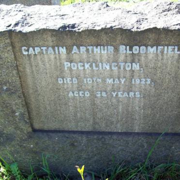 POCKLINGTON Arthur Bloomfield -1923