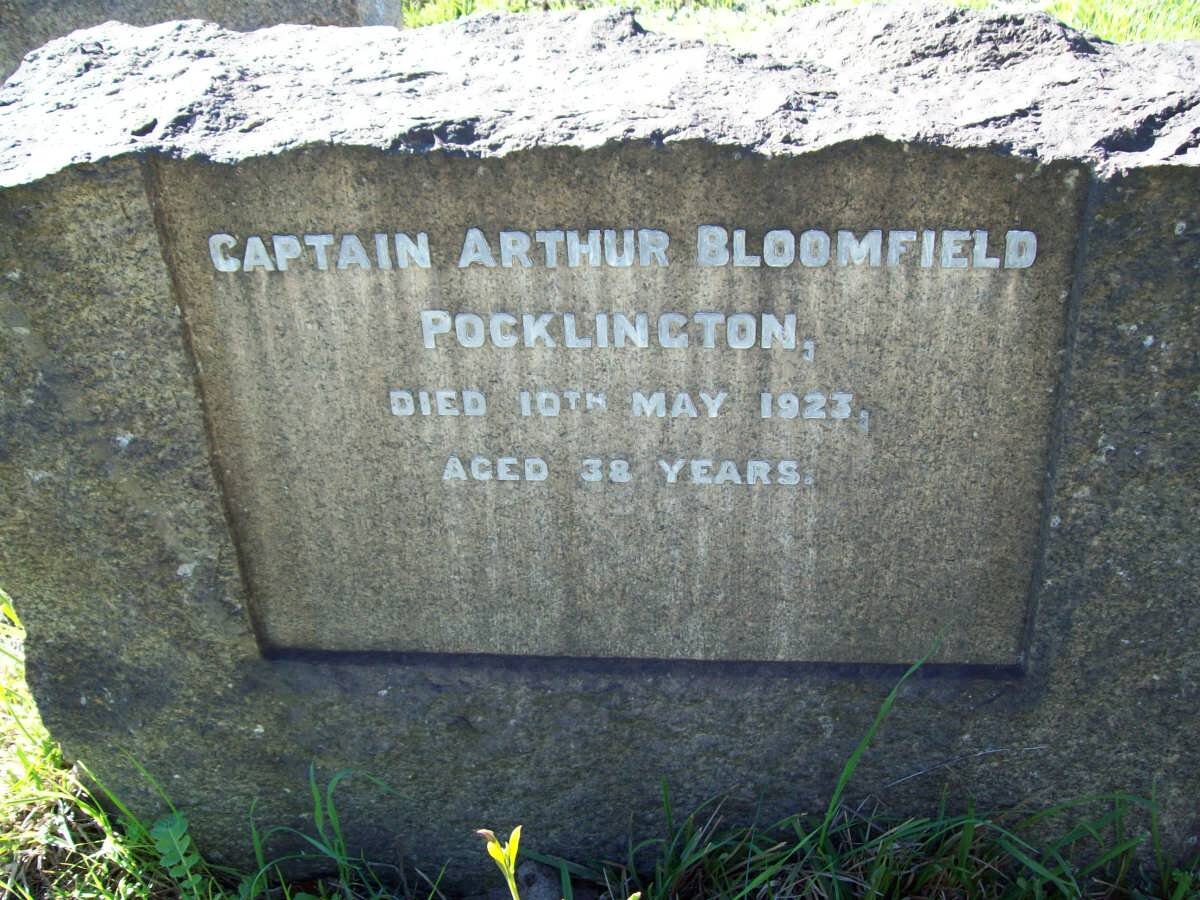 POCKLINGTON Arthur Bloomfield -1923