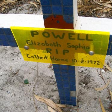 POWELL Elizabeth Sophia -1972