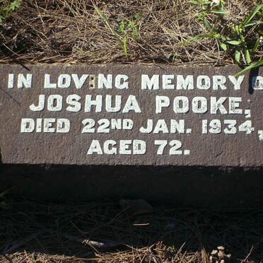 POOKE Joshua  -1934 