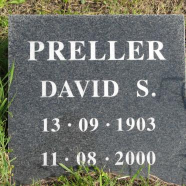 PRELLER David S. 1903-2000
