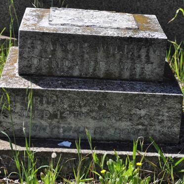 PROWSE Francis William Dendy 1944-1945