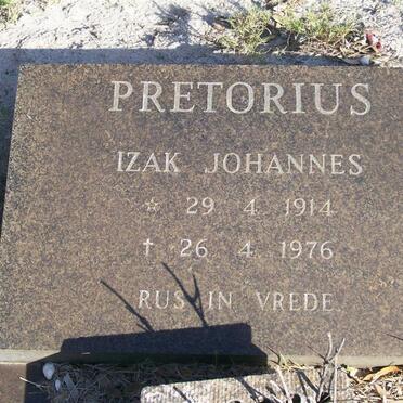 PRETORIUS Izak Johannes 1914-1976