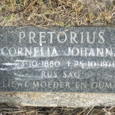 PRETORIUS Cornelia Johanna 1880-1976