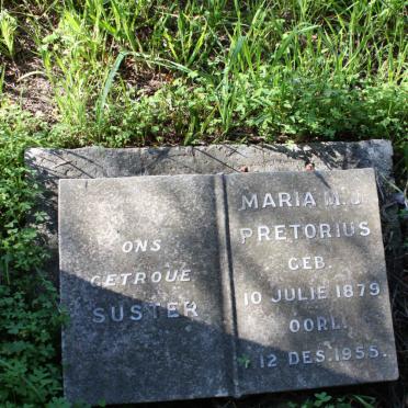 PRETORIUS Maria M.J. 1879-1955