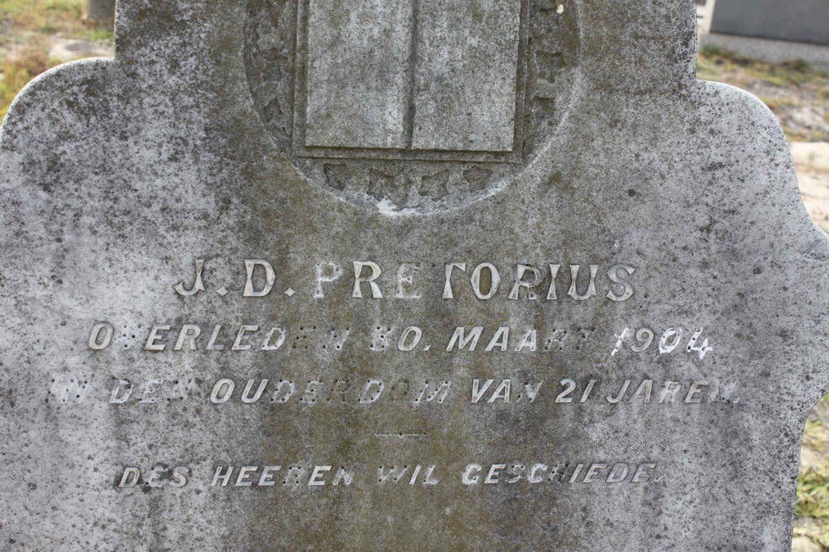 PRETORIUS J.D. -1904