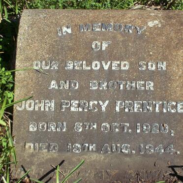 PRENTICE John Percy 1920-1944