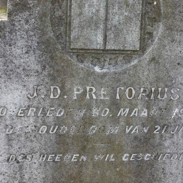 PRETORIUS J.D. -1904