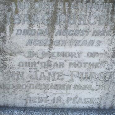 PURCELL Isaac -1925 &amp; Ann Jane -1928 :: PURCELL Ralph -1916