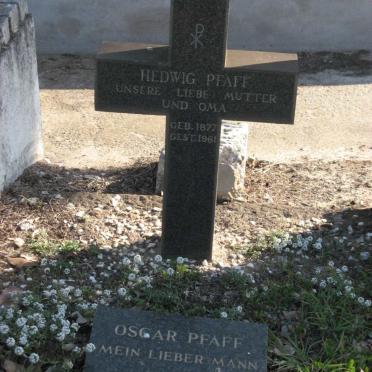 PFAFF Hedwig 1877-1961 :: PFAFF Oscar 1907-1973