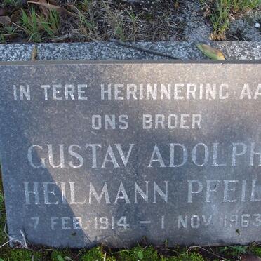 PFEIL Gustav Adolph Heilmann 1914-1963