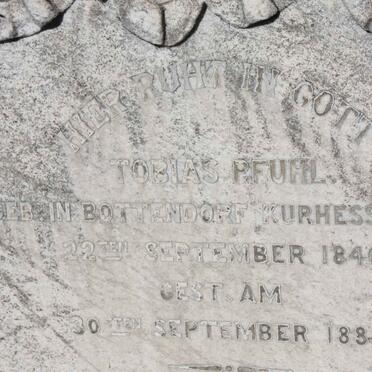PFUHL Tobias 1840-1883