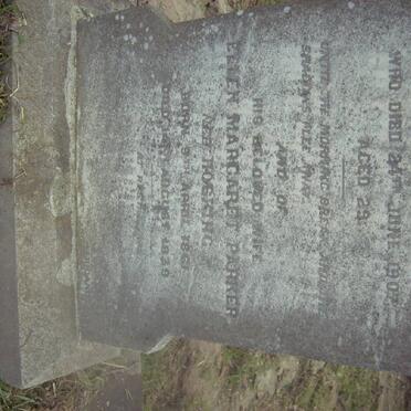 PARKER Amos E. -1907 &amp; Ellen Margaret HOSKING 1861-1939