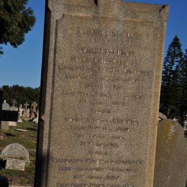 PATERSON John 1851-1928 &amp; Margaret Maxwell 1864-1937 :: PATERSON Minnie -1904-1910