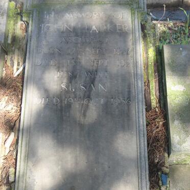 PARKER John 1866-1921 &amp; Susan -1956