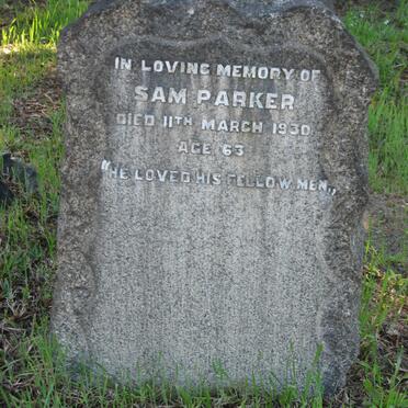 PARKER Sam -1930