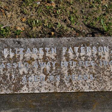PATERSON Elizabeth -1942