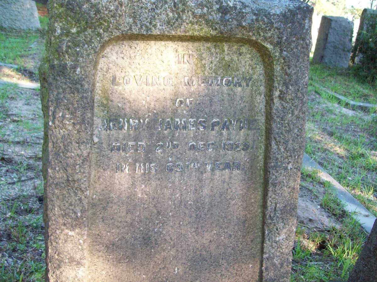 PAYNE Henry James -1929