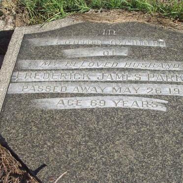 PARKER Frederick James -1957