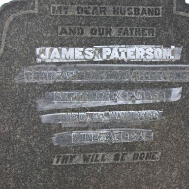 PATERSON James 1859-1923