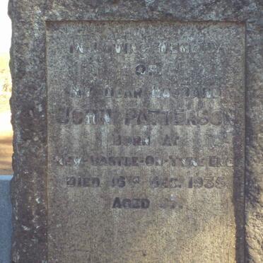 PATTERSON John  -1935