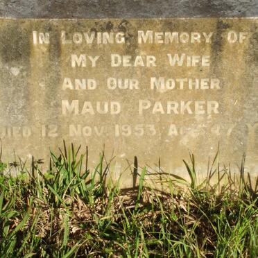 PARKER Maud -1953