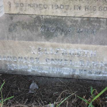 PAVEL William -1903 &amp; Elizabeth -1916 