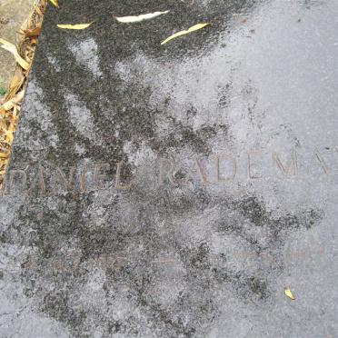 RADEMAN Daniel 1897-19?7