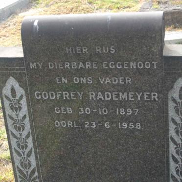 RADEMEYER Godfrey 1897-1958
