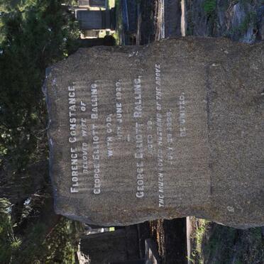 RALLING George Elliott -1924 &amp; Florence Constance -1920