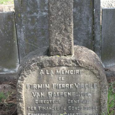 RAEPENBUSCH Firmin Pierre Virgile, van -1941