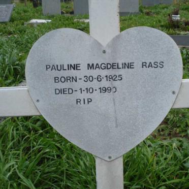 RASS Pauline Magdeline 1925-1990