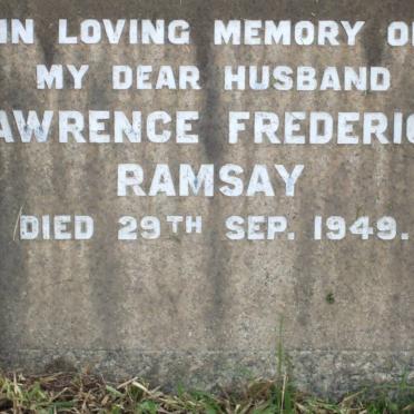 RAMSAY Lawrence Frederick -1949