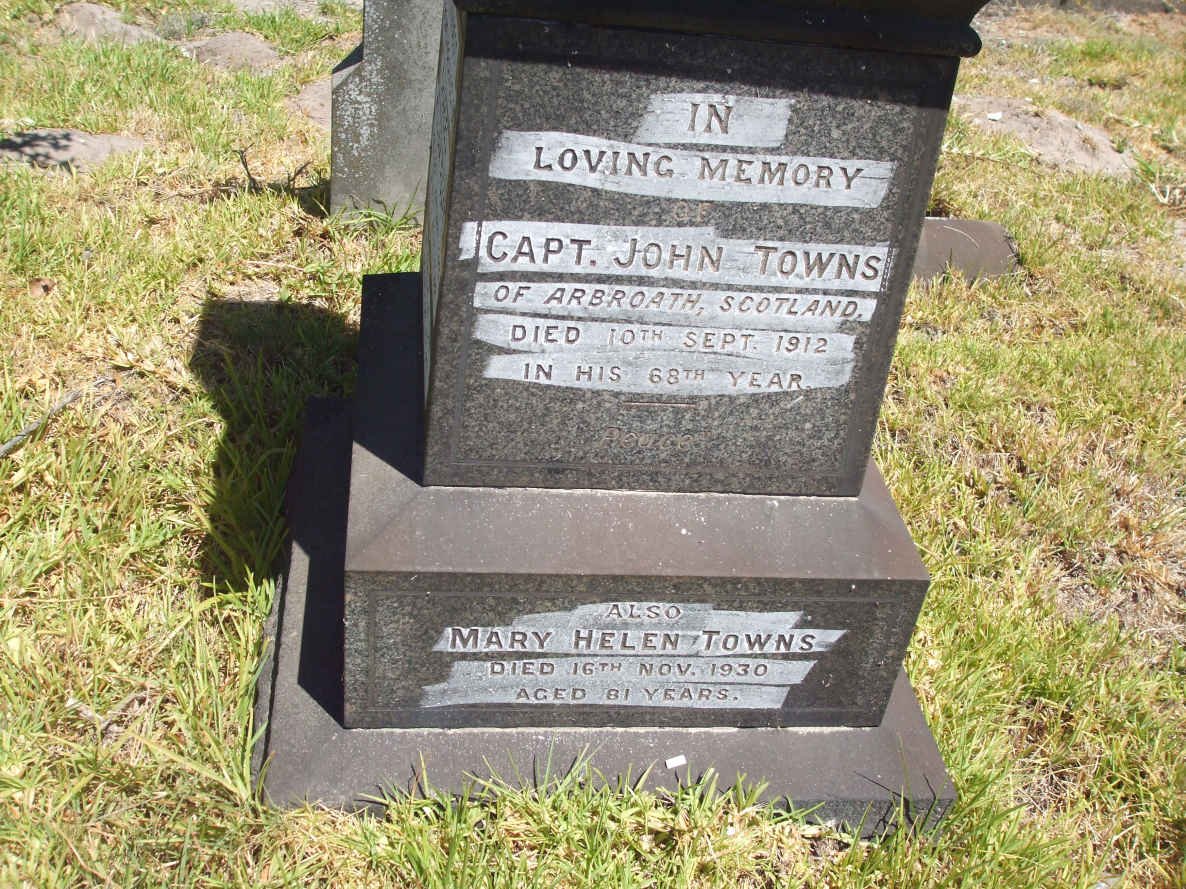 TOWNS John -1912 &amp; Mary Helen -1930