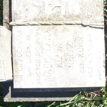 REITZ Magdalena Alida nee KUHN 189?-?