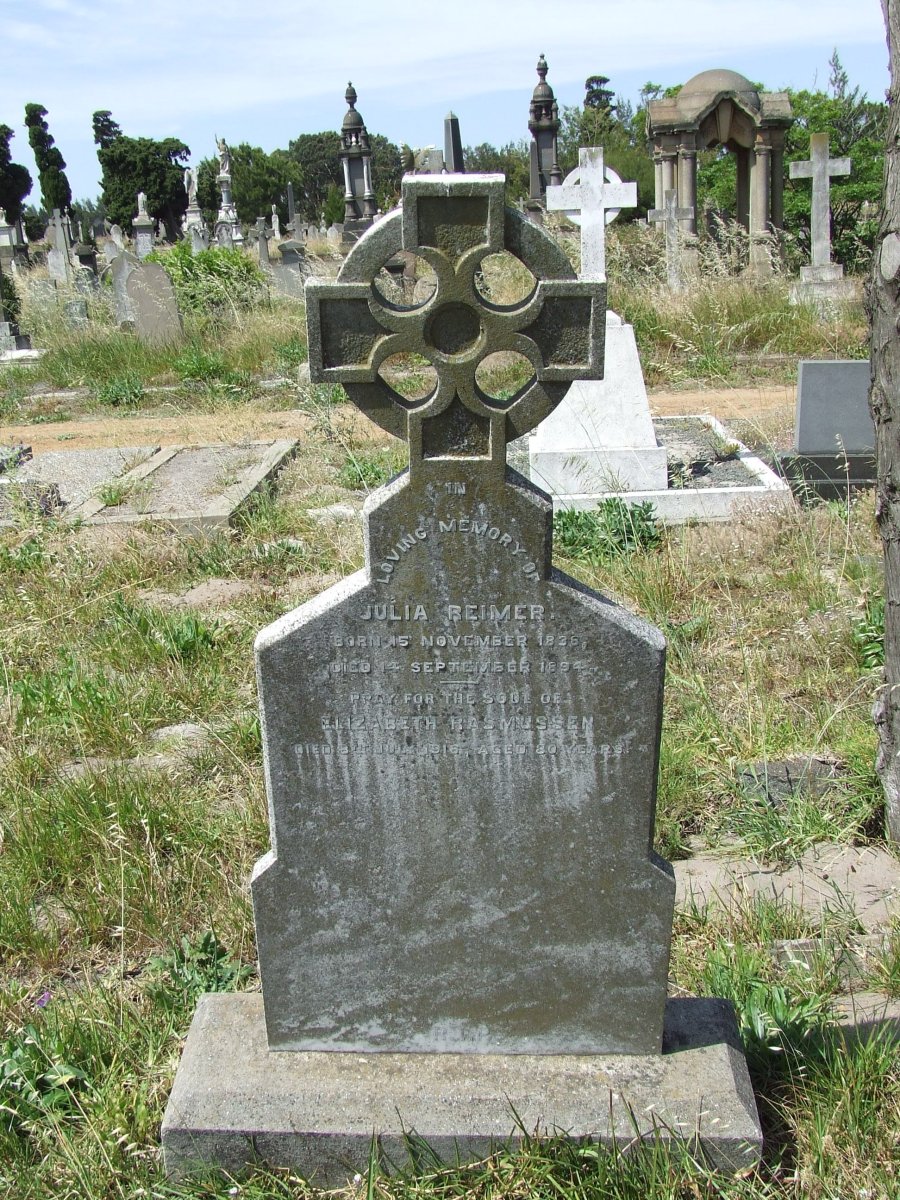 REIMER Julia 1838-1894 :: RASMUSSEN Elizabeth -1916