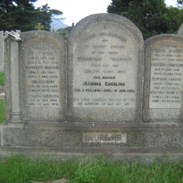 REENEN Sebastian Valentyn, van 1861-1937 &amp; Johanna Carolina 1875-1959