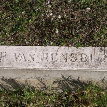 RENSBURG P., van