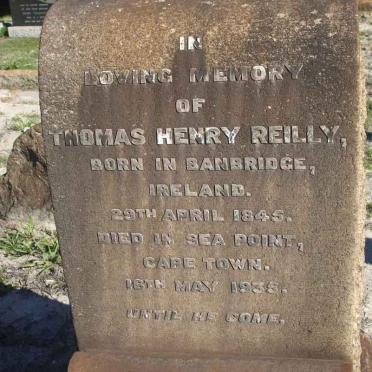 REILLY Thomas Henry 1845-1935