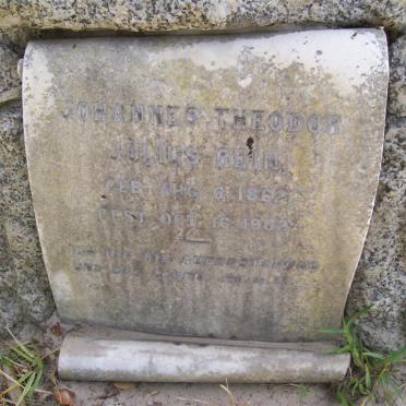 REIN Johannes Theodor Julius 1862-1902