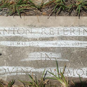 RETERINK Anton 1912-1975