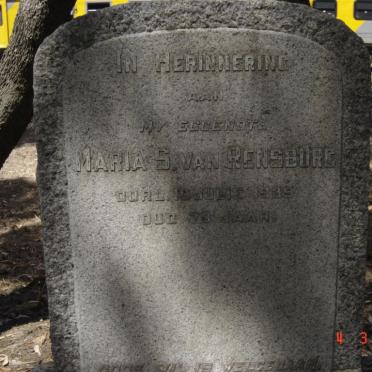 RENSBURG Maria S., van -1939