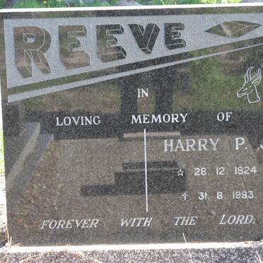 REEVE Harry P.J. 1924-1983