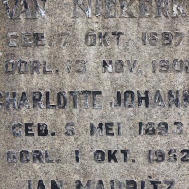 REENEN Charlotte Johanna, van 1893-1952