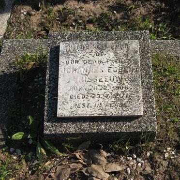 RISSEEUW Johannes Egbert 1906-1977