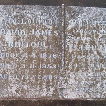 RINTOUL David James 1876-1953 &amp; Ellen Mary -1958