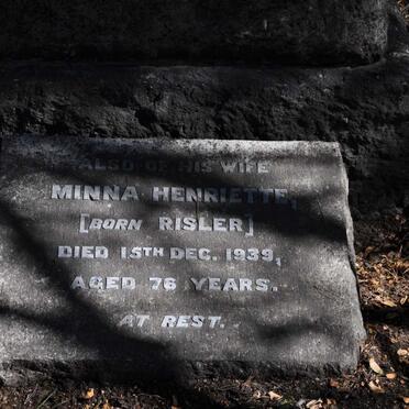 RISLER Minna Henriette -1939