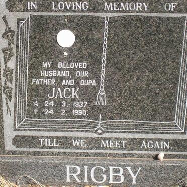 RIGBY Jack 1937-1990