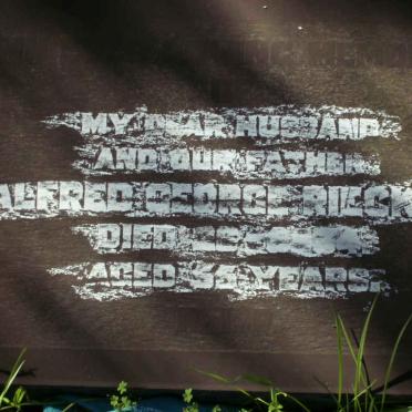 RIECKER Alfred George -1937 